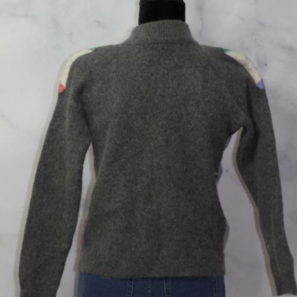 Multi-Color Patterned Lambswool Sweater Suburban - image 6